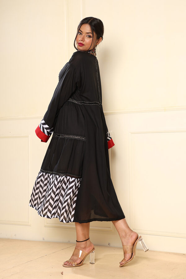 Black layered dress - Image 3