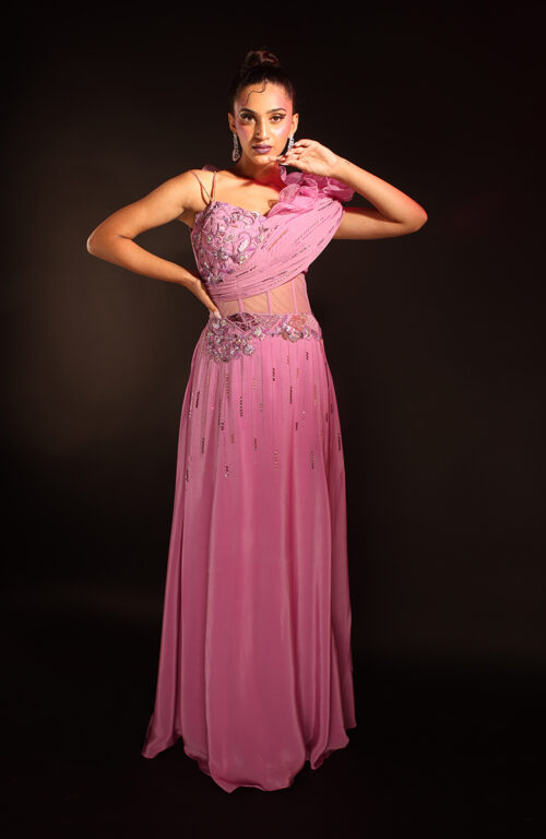 Lavender Wired Gown