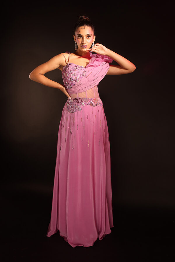 Lavender Wired Gown