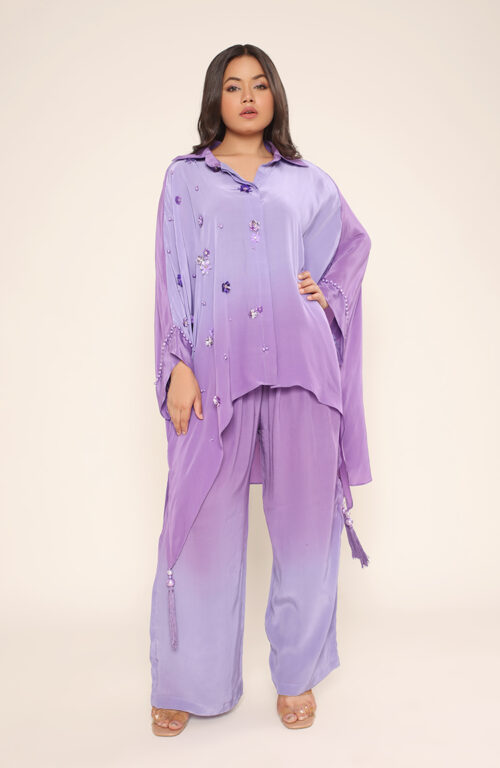 Lilac side coord set