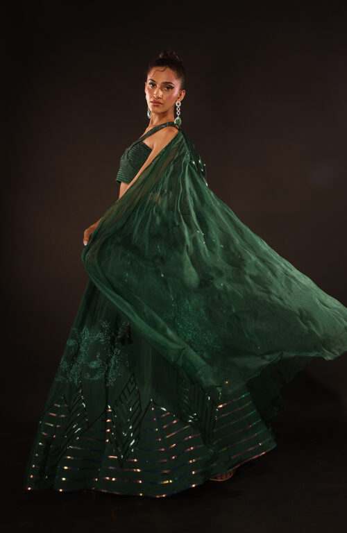 Metallic Lehenga