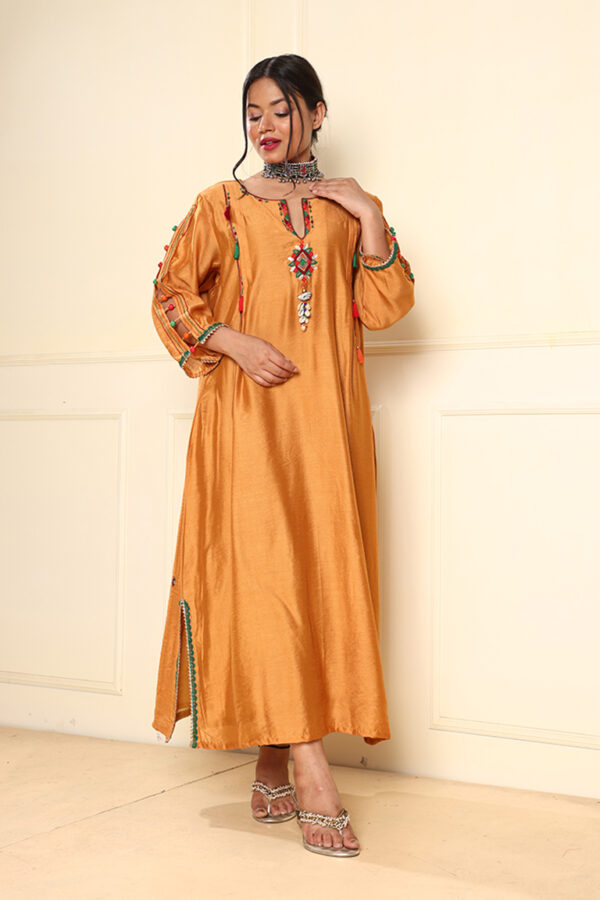 Mustard kurta - Image 2