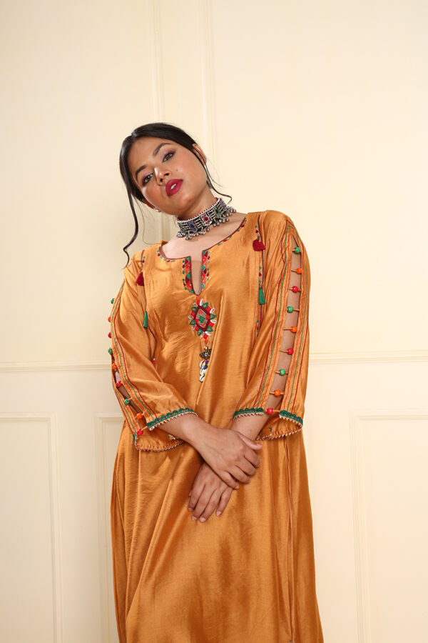 Mustard kurta - Image 3