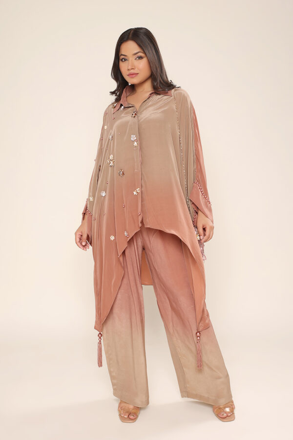 Rose gold side coord set