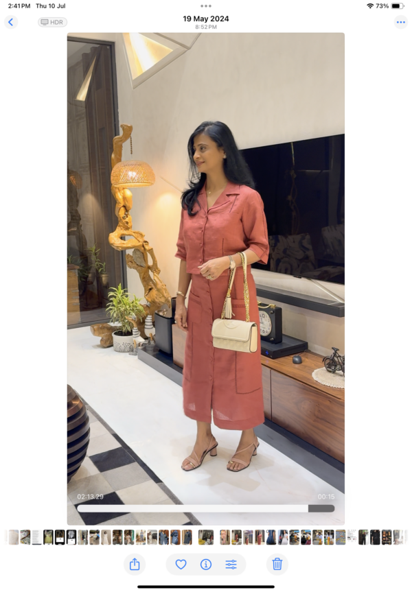 Linen Skirt Top - Image 2