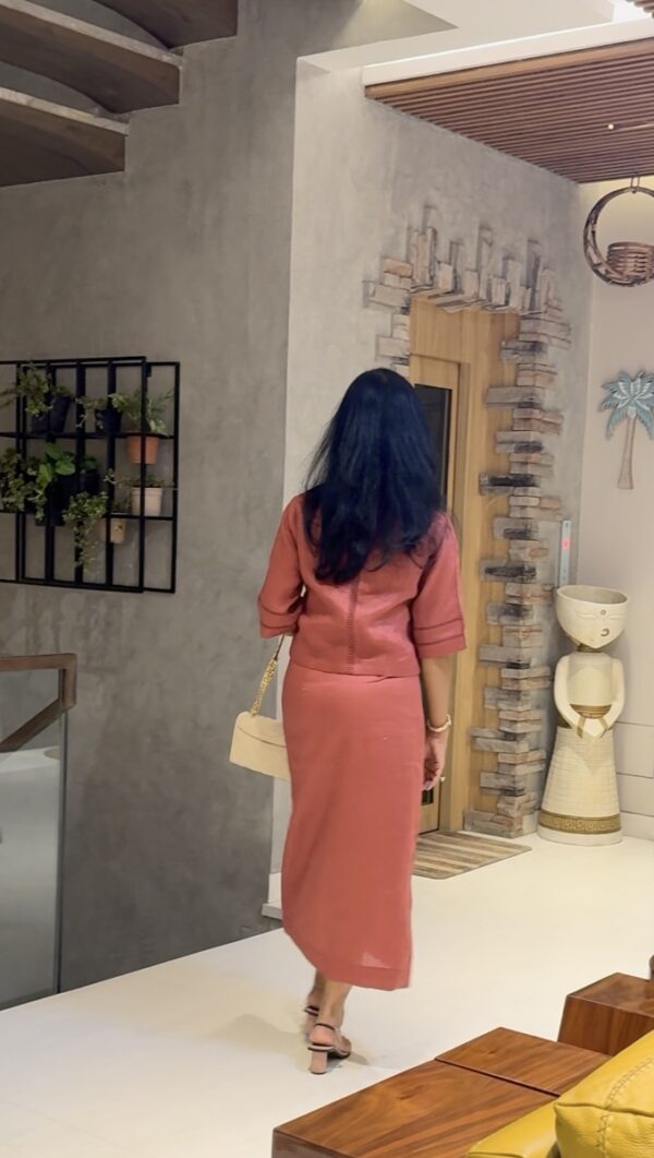 Linen Skirt Top - Image 3