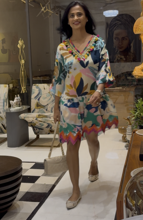 Vibrant dress